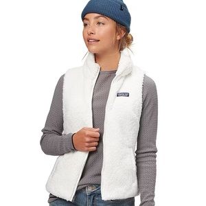 Nwot Patagonia women's white fleece vest